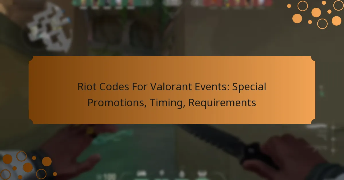 Riot Codes For Valorant Events: Special Promotions, Timing, Requirements