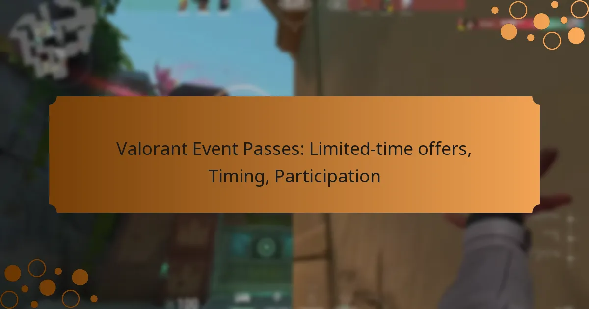 Valorant Event Passes: Limited-time offers, Timing, Participation