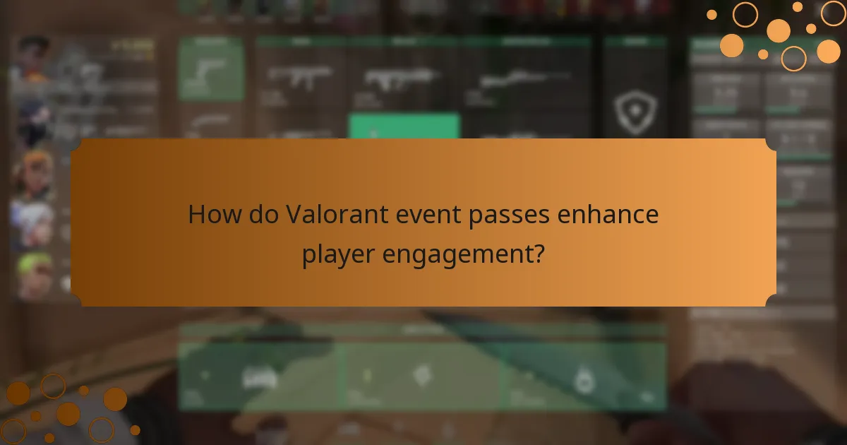 How do Valorant event passes enhance player engagement?