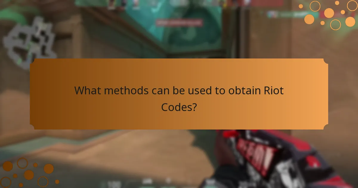 What methods can be used to obtain Riot Codes?